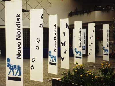Grafisk design for Novo Nordisk